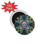 Sugar Skulls   Spiral 1.75  Magnet (100 pack) 