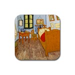 Van Gogh I Rubber Coaster (Square)