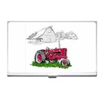 Farmer Red Business Card Holder