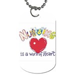 Heart Dog Tag (One Side)