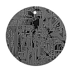 Circuit Round Ornament (Two Sides) from ArtsNow.com Back