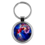 Colorful Cosmos Key Chain (Round)