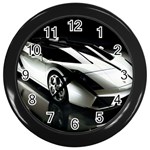 Super Car D25 Wall Clock (Black)