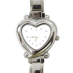 open_bible_in_sepia Heart Italian Charm Watch