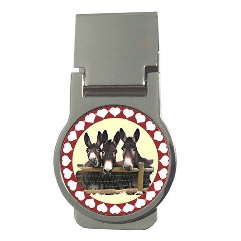 Three donks Money Clip (Round) from ArtsNow.com Front