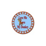 Love my donkey Golf Ball Marker (4 pack)