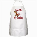 Love my donkey BBQ Apron