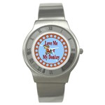 Love my donkey Stainless Steel Watch
