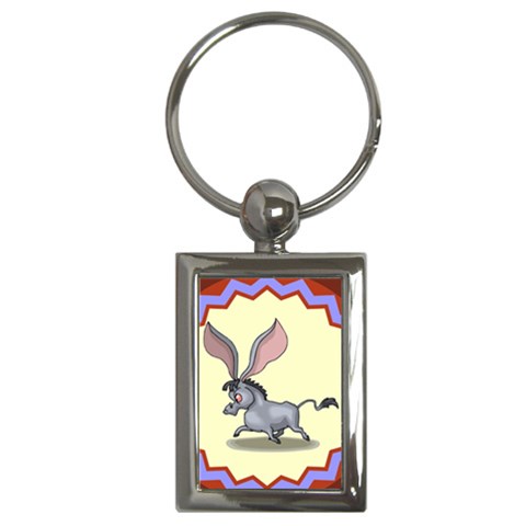 Big ears Key Chain (Rectangle) from ArtsNow.com Front