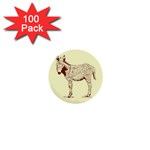 Donkey foal 1  Mini Button (100 pack) 