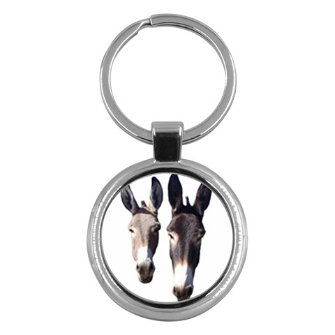 Two donks Key Chain (Round) from ArtsNow.com Front