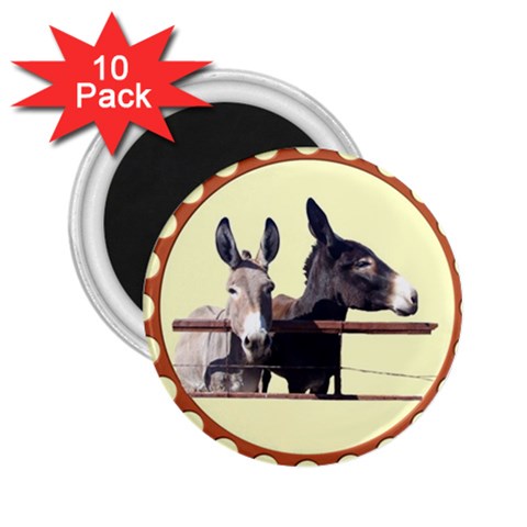 Donks&fence 2.25  Magnet (10 pack) from ArtsNow.com Front