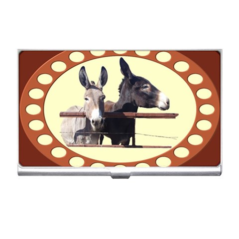 Donks & Fence Business Card Holder from ArtsNow.com Front