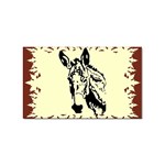 Donkey head Sticker Rectangular (10 pack)