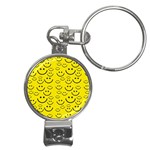 Smiley Face Nail Clippers Key Chain