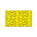 Smiley Face Sticker Rectangular (100 pack)