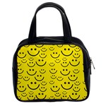 Smiley Face Classic Handbag (Two Sides)