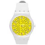 Smiley Face Round Plastic Sport Watch (M)
