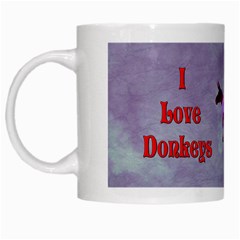 Love Donks White Mug from ArtsNow.com Left