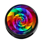 Psychedelic Rainbow Spiral  4-Port USB Hub (Two Sides)