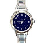 Sagittarius Stars Round Italian Charm Watch