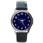 Sagittarius Stars Round Metal Watch