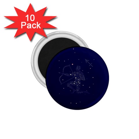 Sagittarius Stars 1.75  Magnet (10 pack)  from ArtsNow.com Front