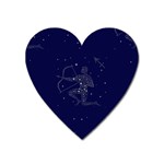 Sagittarius Stars Magnet (Heart)