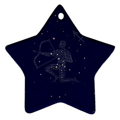 Sagittarius Stars Star Ornament (Two Sides) from ArtsNow.com Back