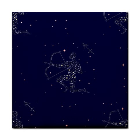 Sagittarius Stars Face Towel from ArtsNow.com Front