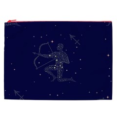 Sagittarius Stars Cosmetic Bag (XXL) from ArtsNow.com Front