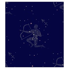 Sagittarius Stars Drawstring Pouch (Medium) from ArtsNow.com Back