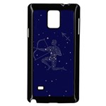 Sagittarius Stars Samsung Galaxy Note 4 Case (Black)