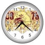 eagel Wall Clock (Silver)