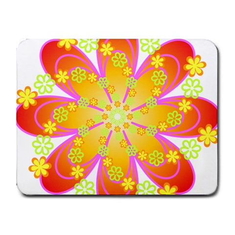 flower_round Small Mousepad from ArtsNow.com Front