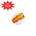 fire_ball 1  Mini Magnet (10 pack) 