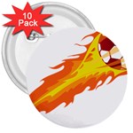 fire_ball 3  Button (10 pack)