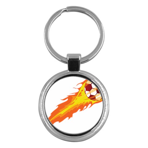 fire_ball Key Chain (Round) from ArtsNow.com Front