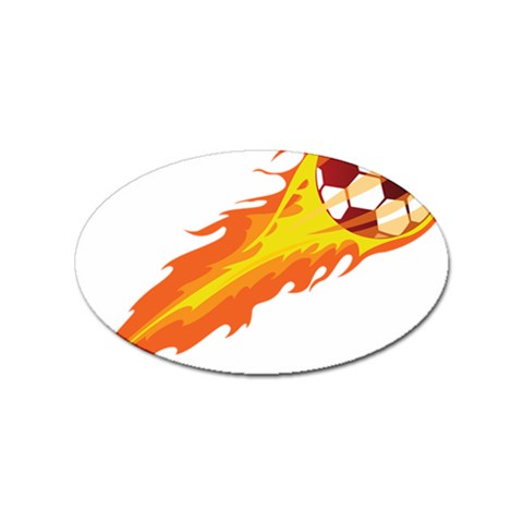 fire_ball Sticker (Oval) from ArtsNow.com Front