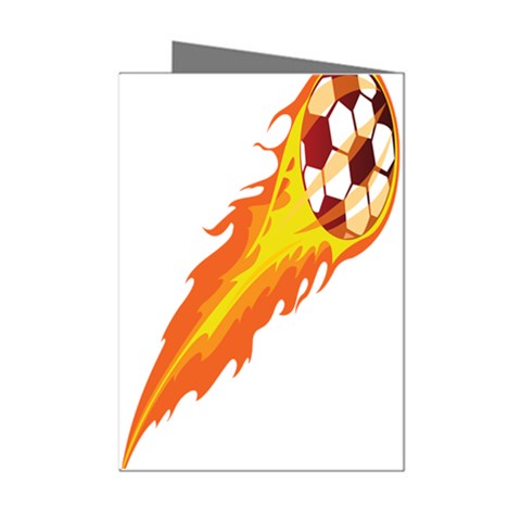 fire_ball Mini Greeting Cards (Pkg of 8) from ArtsNow.com Left