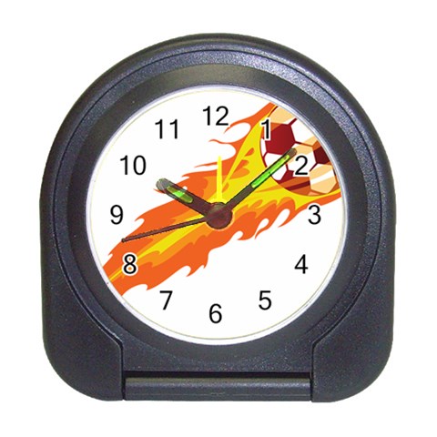 fire_ball Travel Alarm Clock from ArtsNow.com Front