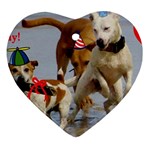 Birthday Dogs Ornament (Heart)