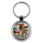 Birthday Dogs Key Chain (Round)