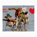 Birthday Dogs Small Glasses Cloth (2 Sides)