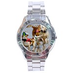 Birthday Dogs Stainless Steel Analogue Watch