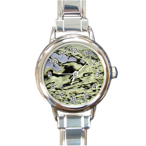 SD166 Round Italian Charm Watch from ArtsNow.com Front
