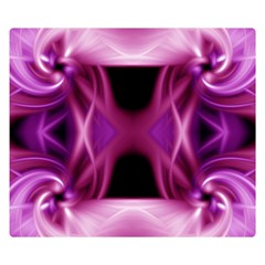 Pink Twist  Double Sided Flano Blanket (Small) from ArtsNow.com 50 x40  Blanket Back