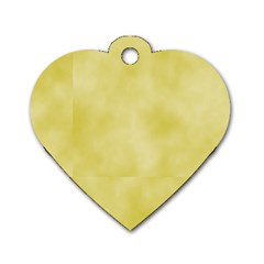Vegan Jewish Star Dog Tag Heart (Two Sides) from ArtsNow.com Front
