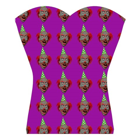 Richie the Barber (purple clowns tooth design) Women s Halter One Piece Swimsuit from ArtsNow.com Front