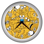 Adventure Time Cover Wall Clock (Silver)